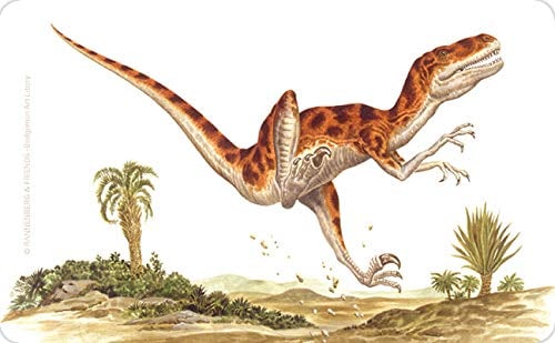 Rannenberg & Friends Frühstücksbrettchen Dinosaurier aus der Kreidezeit, Brettchen 23x14cm, Dinos