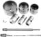 Set di 10 Pezzi Frese a Tazza carotatrice, carotatrice muro punte SDS muro, Kit frese carotatrici per trapano con Gambo Estensione Sega a Tazza SDS