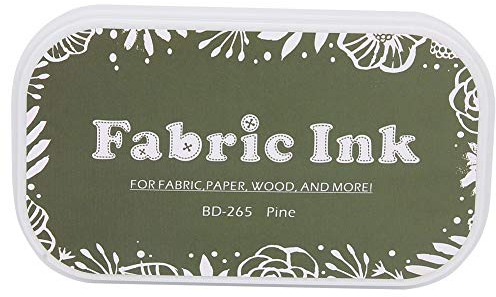Pssopp Farbige Stempelkissen Stempelkissen Stempel Wiederherstellen Stil Schwamm Stempelkissen Scrapbooking Stempelkissen Stempelwerkzeug(Kieferngrün)