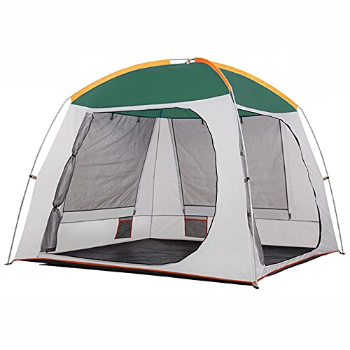 LJFLI Camping Zelt Sun Shade Shelter 3-4 Personen regensichere Verdickung 2 Personen Doppelkinder Paar Camping