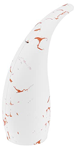 Automatischer Seifenspender, Kontaktloses Design, 300 Ml Seifenschaumspender, Elektrischer Schaumspender für Den Eingang, Home Shop, Büro, Fitnessstudio, Bar, Apotheke, Weißer Marmor