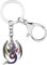 BONSNY Alliage d'émail Nouveauté Animaux Fantastiques Dragon Dinosaure Porte-clés Bijoux pour Femmes Cadeaux Voiture Sac à main Accessoires clés Charms (Voilet)