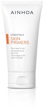 AINHOA Reis Gesichtspeeling - Reinigung und Peeling entfernt Unreinheiten und abgestorbene Hautzellen - Vitamine B1, B2 und Stärke verbessern die Elastizität der Haut.