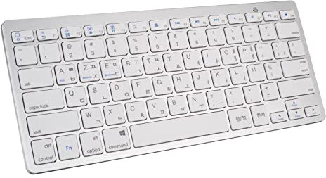 Bueuwe Bluetooth-Tastatur für iPad Air 5/iPad Mini 6/iPad Pro 11/12.9, Französische AZERTY-Tastatur Für IOS, Android, Windows,Korean