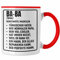 Trendation - Türkischer Vater Geschenk Tasse Türken Kaffeetasse Baba Papa (Rot)