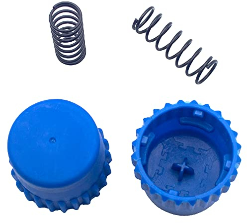 Realman Lot de 2 supports de bobine 537338701 - Boutons de poussée - Ressorts pour Husqvarna T25 T25B T25BB McCulloch Partner P25 - Boutons de poussée (P25 T25)