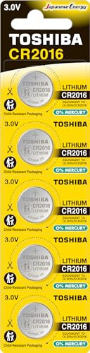 TOSHIBA CR2016 PW BP-5 PILA DOMéSTICA BATERíA DE UN SOLO USO LITIO