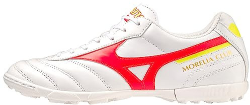 Mizuno Moreliaiiclubas Unisex-Fußball, White Fiery Coral2 Bolt2, 39 EU