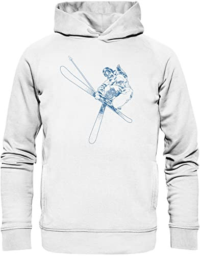 Reespray - Freestyle Skier - Skiing Unisex Organic Fashion Hoodie