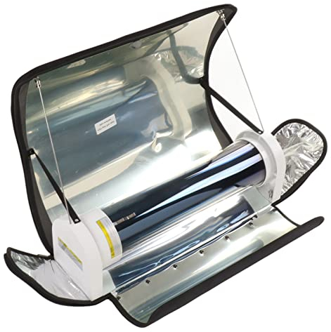 Four solaire, grande capacité de 4,5 l, avec boîte de 10 films en aluminium, barbecue de camping solaire d'extérieur avec fermeture éclair, four solaire portable pour randonnée, fête en famille
