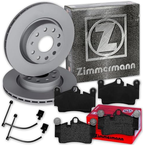 Zimmermann Bremsscheiben 330mm + Beläge hinten passend für Q7 4L 2005-2015