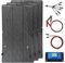 Aysolar 300W Kit Panneau Solaire Souple 3x100W 18V ETFE Monocristallin Semi-Flexible avec 30A Charge Contrôleur pour Charge la Batterie Camping-Car Camper Van Bateau Caravane