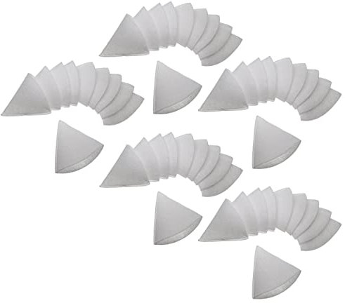 vhbw 50x Filtres coniques compatible avec Zehnder ComfoValve Luna E125 ventilation, VMC - Filtre d'évacuation G4, DN 100, blanc