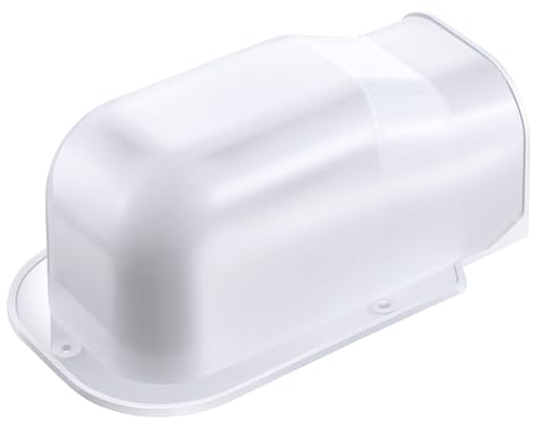 Wandanschlußstück, Klimaanlage Dekoratives PVC Line Abdeckung Kit für Split und Zentrale Klimaanlage und Wärmepumpe Linie, Dekorative PVC-Rohrabdeckung für Wanddurchführung Klimaanlage (Horizontal)