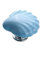 WOONEKY 4pcs Sea Style Ceramic Cabinet Knobs Blue Shell Handle Door Pulls for Furniture and Kitchen