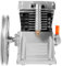 Fliuyr Pompa del compressore d'aria 3HP, 850r/min a doppio cilindro,7,5 CFM, stile pistone, testa compressore d'aria in alluminio, motore industriale a testa compressore
