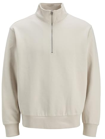 JACK & JONES Boy Sweatshirt mit halbem Reißverschluss Einfarbig Sweatshirt mit halbem Reißverschluss Junior