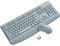 Wireless Keyboard and Mouse Combo, ULSOU 2.4G Full-Sized Ergonomic Computer Keyboard with Wrist Rest and 3 Level DPI Adjustable Wireless Mouse for Windows, Mac OS Desktop/Laptop/PC(Grey)