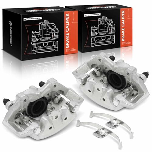 Frankberg 2x Bremssattel Bremszange Vorne mit Halter (Lochabstand Halterung 110mm) Kompatibel mit C-Klasse W204 CLS C218 E-Klasse W212 E-Klasse Coupe C207 Replace# 2044213981