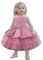 FGUUTYM Costume de princesse pour enfant - Robe de princesse - Vêtements de fées - Robe de carnaval pour fille - Robe de baptême - Pour carnaval, anniversaire, Halloween, fête - Fille, Rose, 90