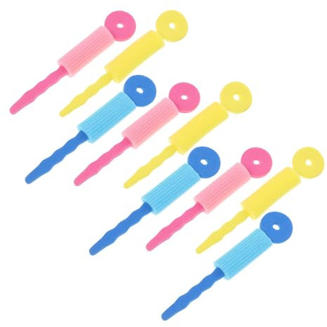 WRITWAA 9 Pièces Éponge Lot Pour Cheveux Longs Outil De Bouclage Bâton Pour Coiffure Style Maison