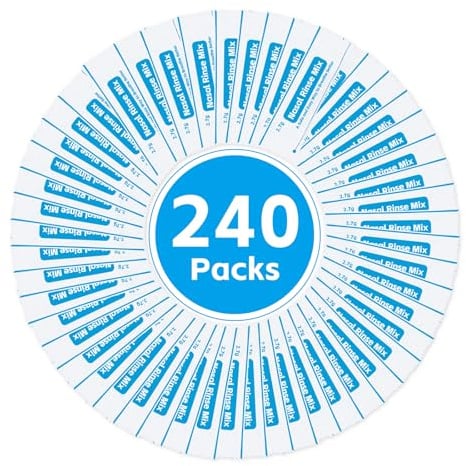 Sachets Sel Nasal, 240x2.7g Sachets De Douche Nasale, Sachets De Sels De Rinçage Des Sinus, Sel D'irrigation de Nez, Sel Pour Rinçage Nasal Pour Douche Nasale, Kit Sinus Rinse, Irrigation Nasale