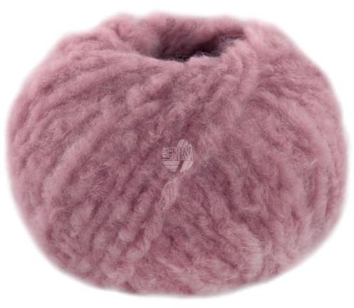 LANA GROSSA Royal Alpaca | Voluminöses Effektgarn aus den feinsten Alpaka Fasern | Handstrickgarn aus 93% Alpaka (Royal) & 7% Polyamid | 50g Wolle zum Stricken & Häkeln | 95m Garn FB 16