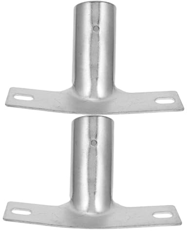 HANABASS 2pcs Broom Handle Bracket Replacement for Handles Mop Pole Adapter with Screw Mounting Compatible Extension Pole Attachments for Versatile Floor Cleaning Tools