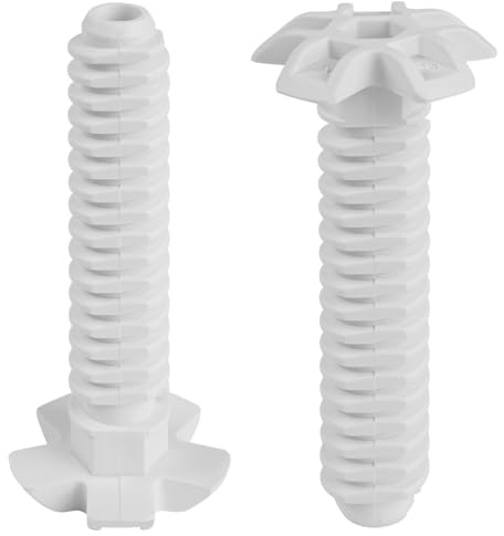 2 Stück Geschirrspüler Gerätefuß weiß vorne 105mm für Bosch für Siemens 631221 00631221 wie iQ100 iQ300 iQ500 iQ700 StudioLine Extraklasse PerfectDry Avantixx Logixx HydroStar
