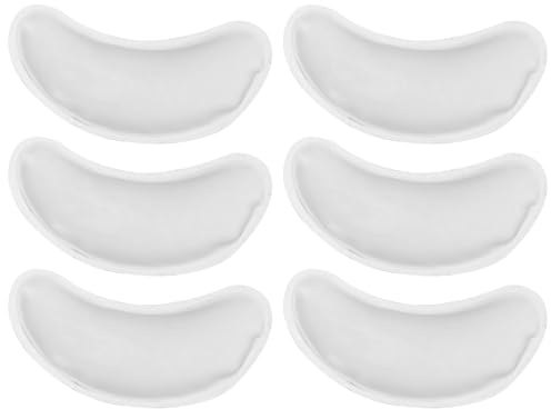 HONITANO Kühlende Augengelpads 6 Stück Wiederverwendbare Gel Augenpads Transparent Sanfte Augenpflege für Reisen und Zuhause