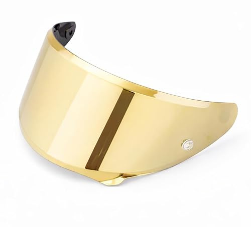 Getöntes Visier, kompatibel mit HJC RPHA12 RPHA 12 HJ42 HJ-42, mehrere Farben erhältlich, einschließlich Gold, Schwarz, Silber, Blau, Rot (Gold)