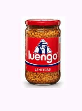 Lentejas Cocidas, Gekochte Linsen im Glas, 570g, 4er Pack