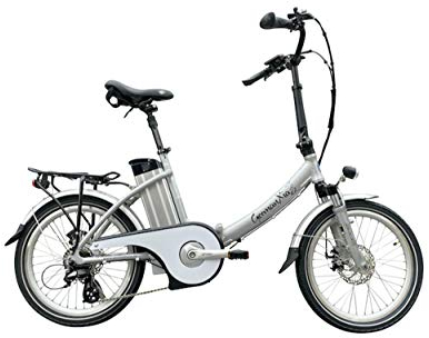GermanXia® E-Bike E-Faltrad Mobilemaster E-Klapprad TOURING CH 7G Shimano 20 Zoll mit Bewegungssensoren, eTurbo 250 Watt HR-Antrieb, bis zu 140 km nach StVZO