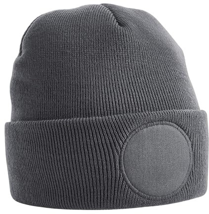 Circular Patch Beanie