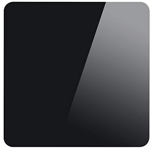 KINJOEK Acrylic Black Reflective Display Table Riser for Professional Product Photography, 12 x 12 Inch 30 x 30 cm Background Boards for Product Table Top Photography Shooting