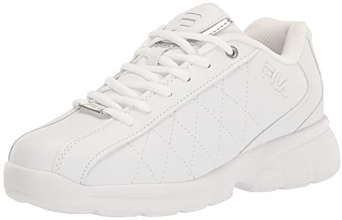Fila Herren Fulcrum 3 Crosstrainer, Weiß/Weiß/Metallic-Silber, 49 EU