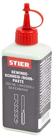 STIER Gewindeschneidpaste Bohrpaste 250 ml Wasser-/ Seifenbasis, Bohröl, Schneidöl