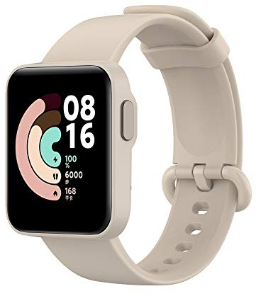 TopTen Wrist Band Compatible with Xiaomi Mi Watch Lite/Redmi Watch Lite Strap, Colorful Silicone Sport Bracelet Replacement Accessories Adjustable Wristband (Beige)