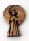 Handschmeichler Engel Bronze ca.5 5x3 5cm