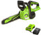 Greenworks 24V 10 Chainsaw, 2.0Ah USB Battery and Charger