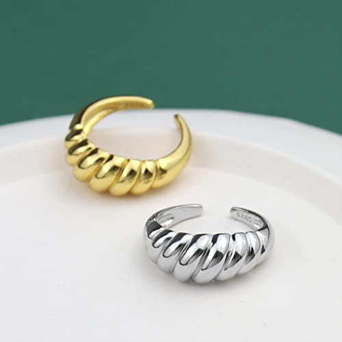 Star.W Ringe für Frauen Trend Punk Hip Hop Vintage kreative Croissant Party Schmuck Geburtstagsgeschenke Großhandel