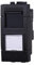 Module Schalter Schalter TV Dimmer kompatibel Serie Living Schwarz - ETTROIT (RJ45-Netzwerkanschluss)