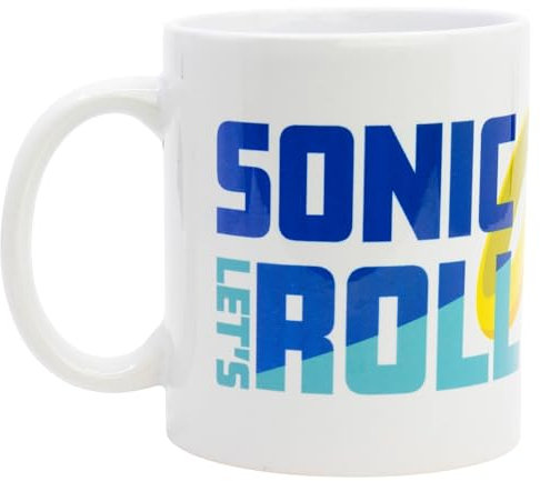Taza de cerámica de sublimación de 325 ml en caja de Sonic
