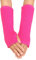 Winter Gestrickte Handschuhe für Damen - Lang Handwärmer Stulpen Fingerlose Armstulpen Warm Strick Armwärmer Pluswärmer (Pink, One Size)