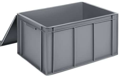 Horison Industries 54L Euro Box, Euro Container Plastic Crate, Crates Storage Boxes, Stacking Crates, Storage Boxes, Van Storage Boxes, Plastic Storage Crate, Plastic Milk Crates - 600x400x291mm