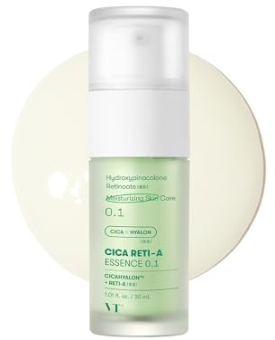 VT COSMETICS Cica Reti-A Retinol Essence 0.1 Skin Balancing Essence For Sensitive Skin 1.01 fl oz