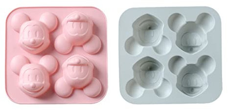 Fondant Molds2 Pieces Old Mouse Gel Cake Baking Mold Handmade Soap, Brown Sugar, Fruit Chocolate, DIY Ice Mold