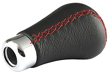 Rianpesn Schalthebelgriff | Typ R Leder Schalthebel,Auto Stick Hebelgriff Schaltkopf Getriebe Schalthebel Knauf
