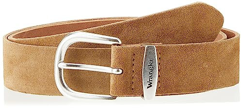 Wrangler Women's Easy Belt, Brown Suede, 80