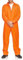 Acrawnni Halloween Jail Costumes Letter Print Long Sleeve Prison Jumpsuit for Adults Toddlers Role-Playing Party Cosplay Outfits (Men, A-Men Orange, L)